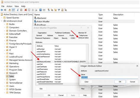 UserAccountControl attribute: Checking and configuring security 